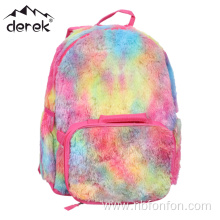 Colorful plush children's backpack